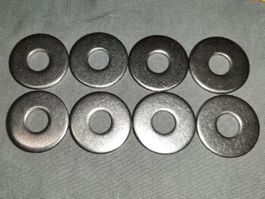 8 Stk. Scheiben zu Stossdämpfer Inox