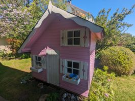 Palmako Garten Kinderspielhaus Tom Holz Natur 3,8 m²
