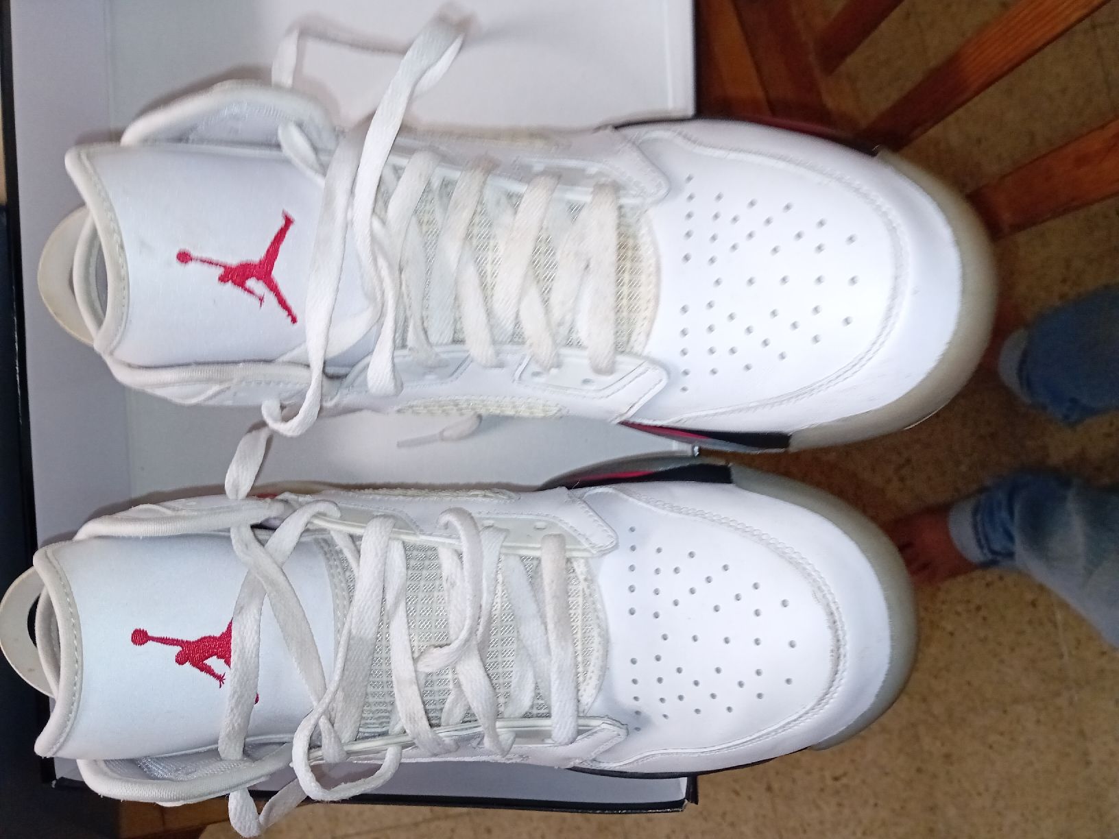 Jordan Scarpe da uomo: Baskets Jordan Mars 270 blanches et rouges taille 46  – Usato da Carouge GE venduto da Street04 2