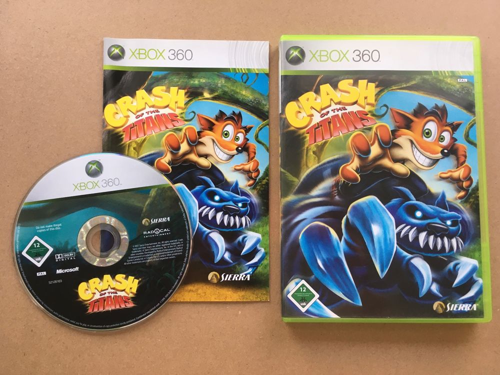 Jeu Vidéo Crash Of The Titans - Xbox 360 - Avec Notice - Bon état