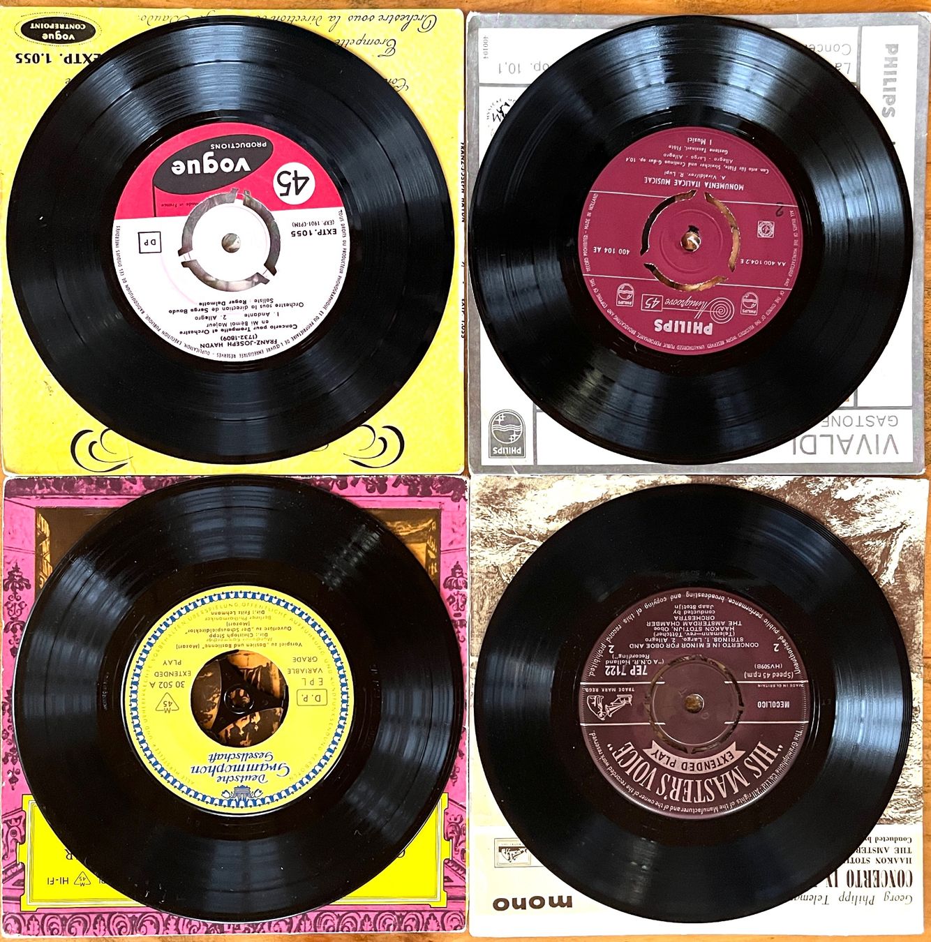 Dischi in vinile: 4x vinyles 45t - classique – Usato da Renan BE venduto da johncactus 2