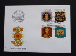 1992 - Pro Patria - Znr. PP 235-238 / Serie - FDC - ES