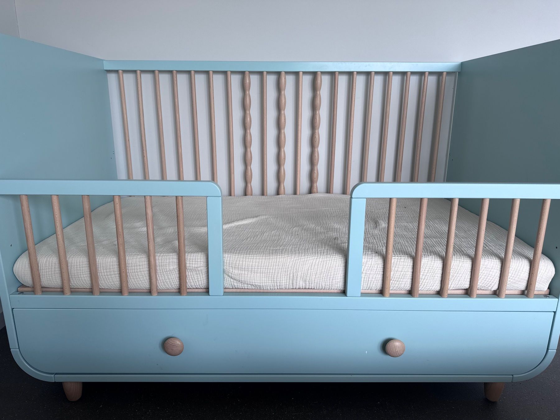 Ikea Letti: IKEA MYLLRA Babybett Blau – Usato da Zürich venduto da ivn_pr75 1