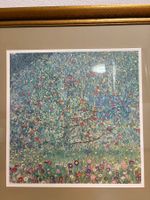 76.5 x74/ Gustav Klimt /Kunstdruck Apfelbaum mit Blumen