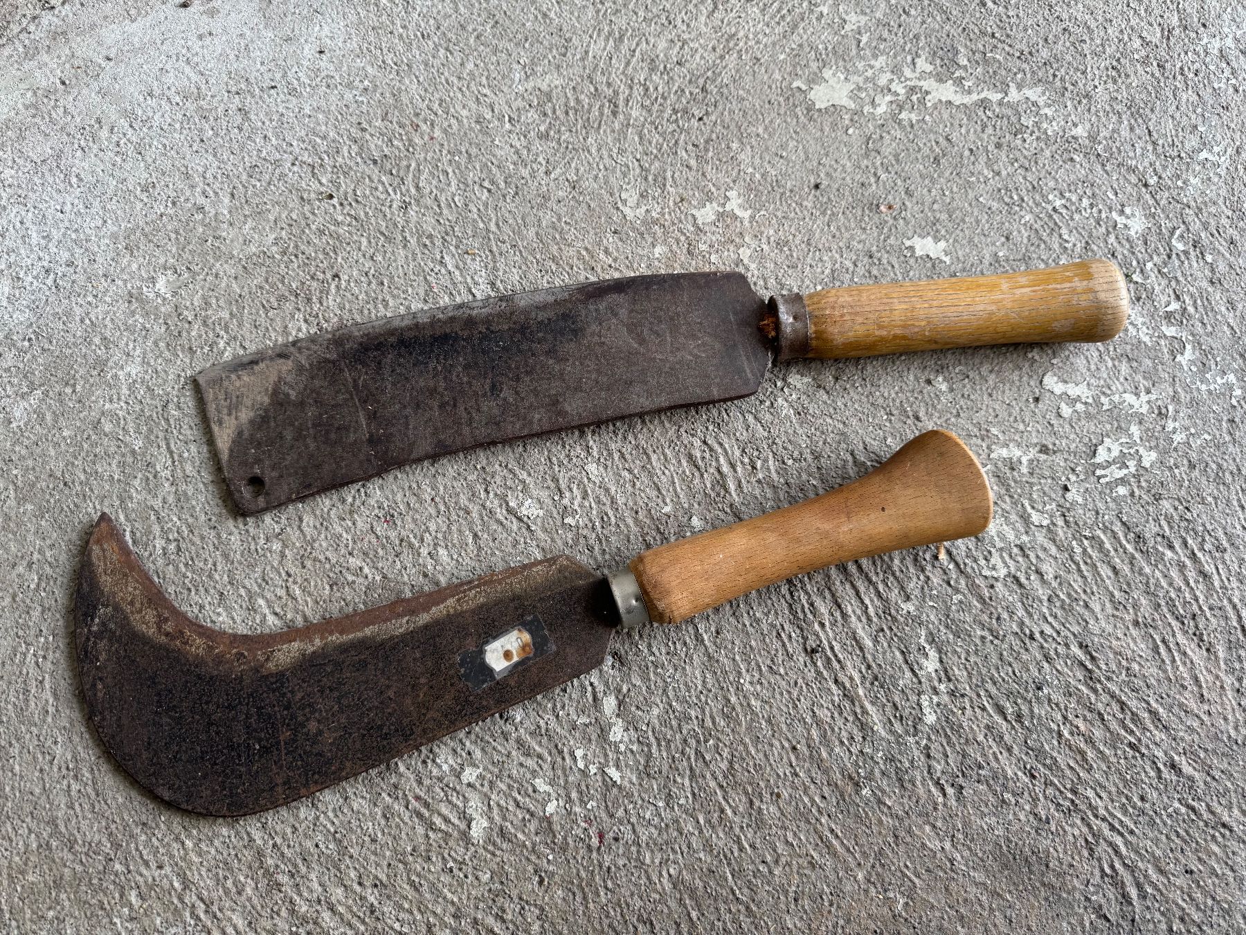Besteck: 2 x Altes Metzgerbeil Haumesser – Gebraucht aus Frauenfeld von difi67 2