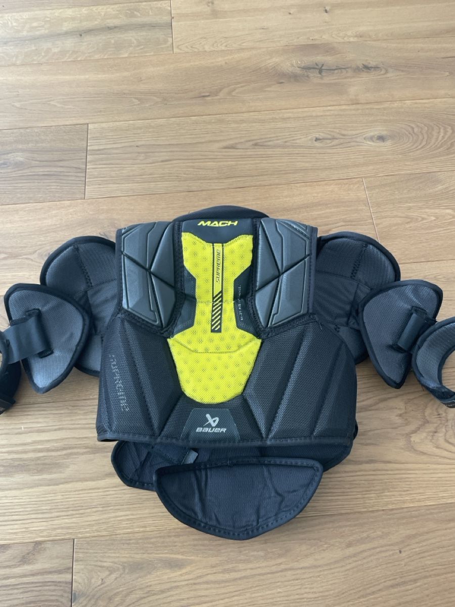 Bauer Protezioni & Imbottiture: Bauer Supreme Mach Brustschutz Eishockey Grösse M – Usato da Binz venduto da kleinerloewe28 1
