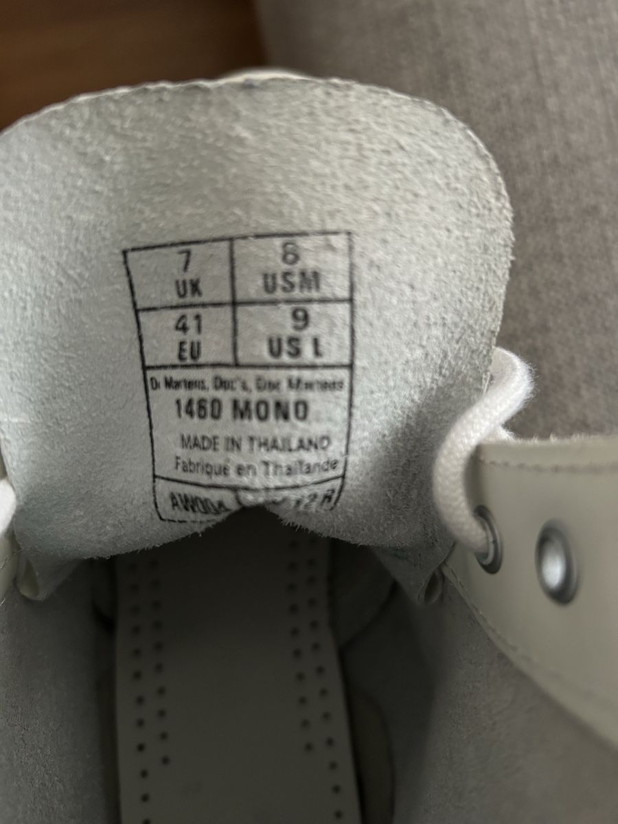 Dr. Martens Scarpe da uomo: Weisse Dr. Martens Grösse 41 – Nuovo (secondo la descrizione) da Arlesheim venduto da Mega.Mindy 5