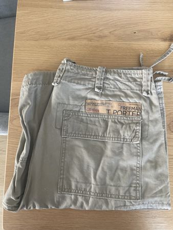 Freeman T. Porter Cargo Hose, Khaki, Gr. 34, Top!