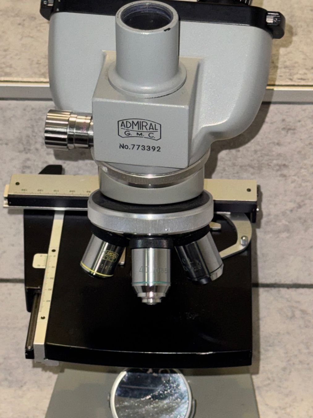 Microscopes: Admiral Mikroskop – D'occasion à Kaiseraugst par Drasa 1