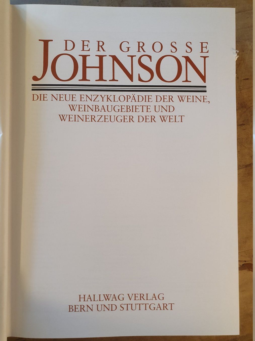 Libri: Der grossen Johnson Hallwag – Usato da Zürich venduto da loosebone 2