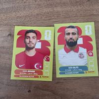 Panini Tunesien Kleber und Türkäy Kleber TUR9,TUN20