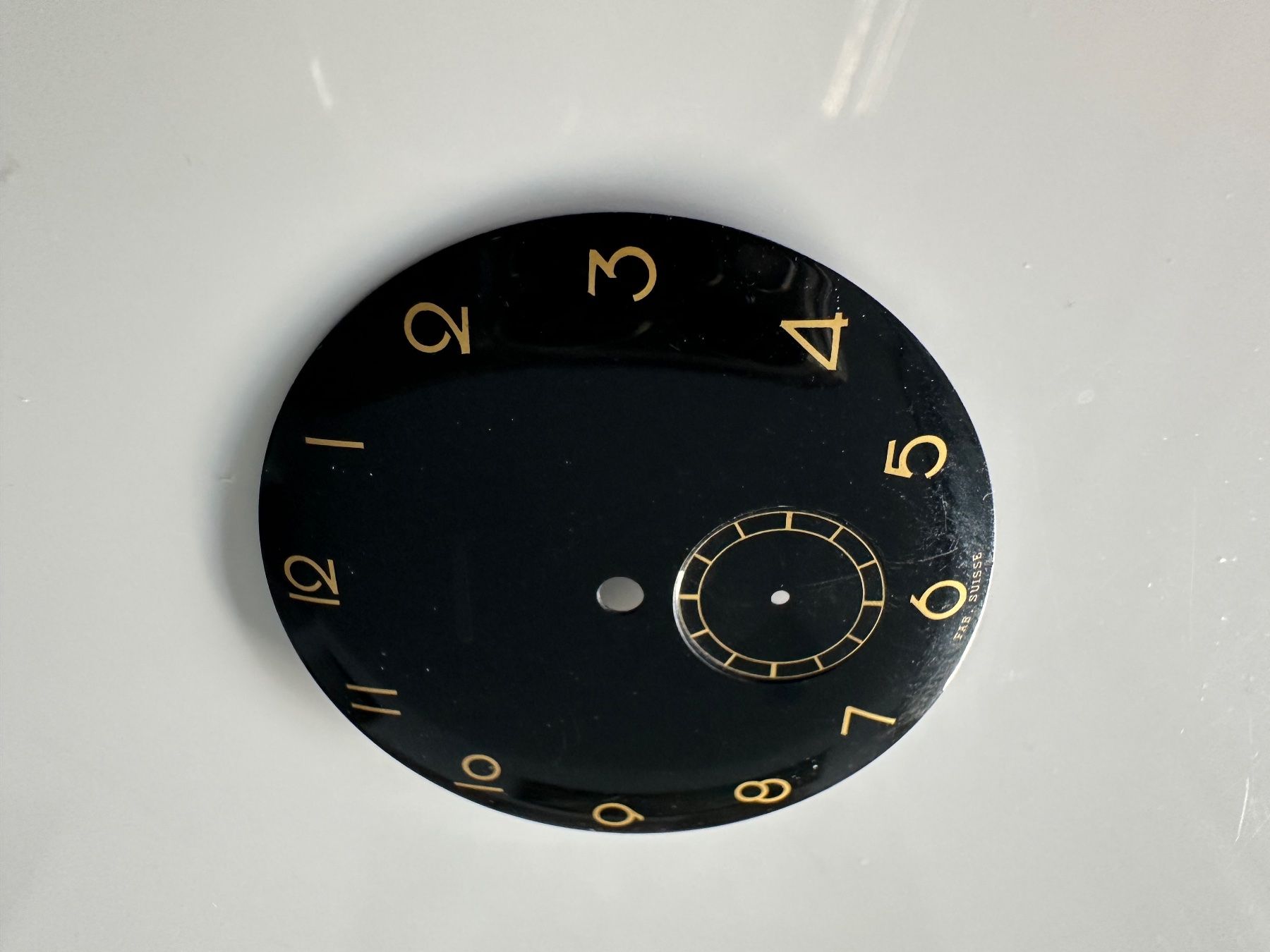 Swiss Montres: CADRAN Noir 33 mm – D'occasion à Conthey par advisia 1