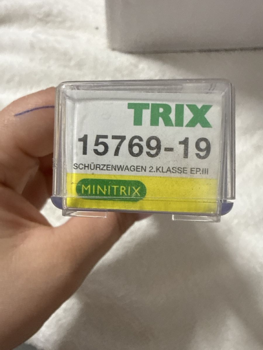 Trix Trains électriques: Minitrix 15769-19 Schürzenwagen DB – Neuf avec emballage d'origine à Basel par sam_7gsy 4