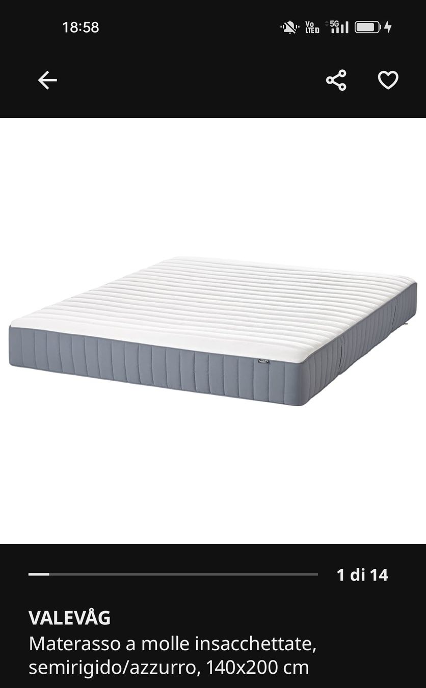 Letti: IKEA bed with mattress included – Usato da Zürich venduto da ber_f6ky 1