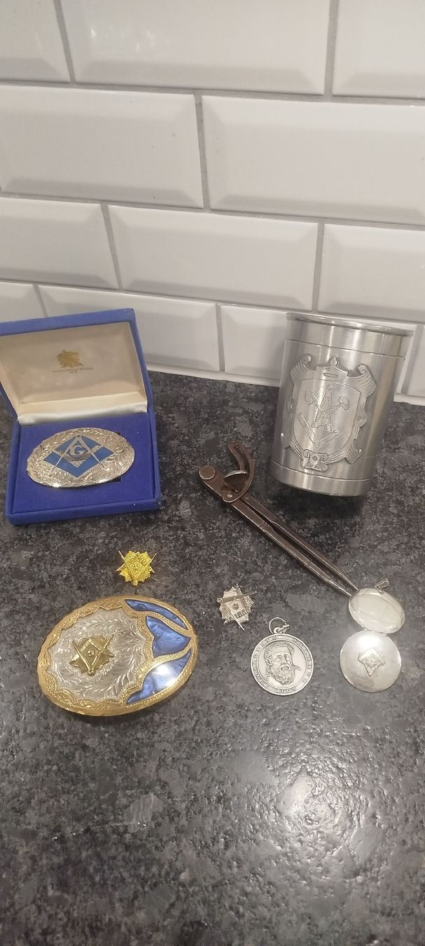 Medaglie: Objets commémoratifs maçonnique, franc-maçon – Usato da Genève venduto da Octo-puces