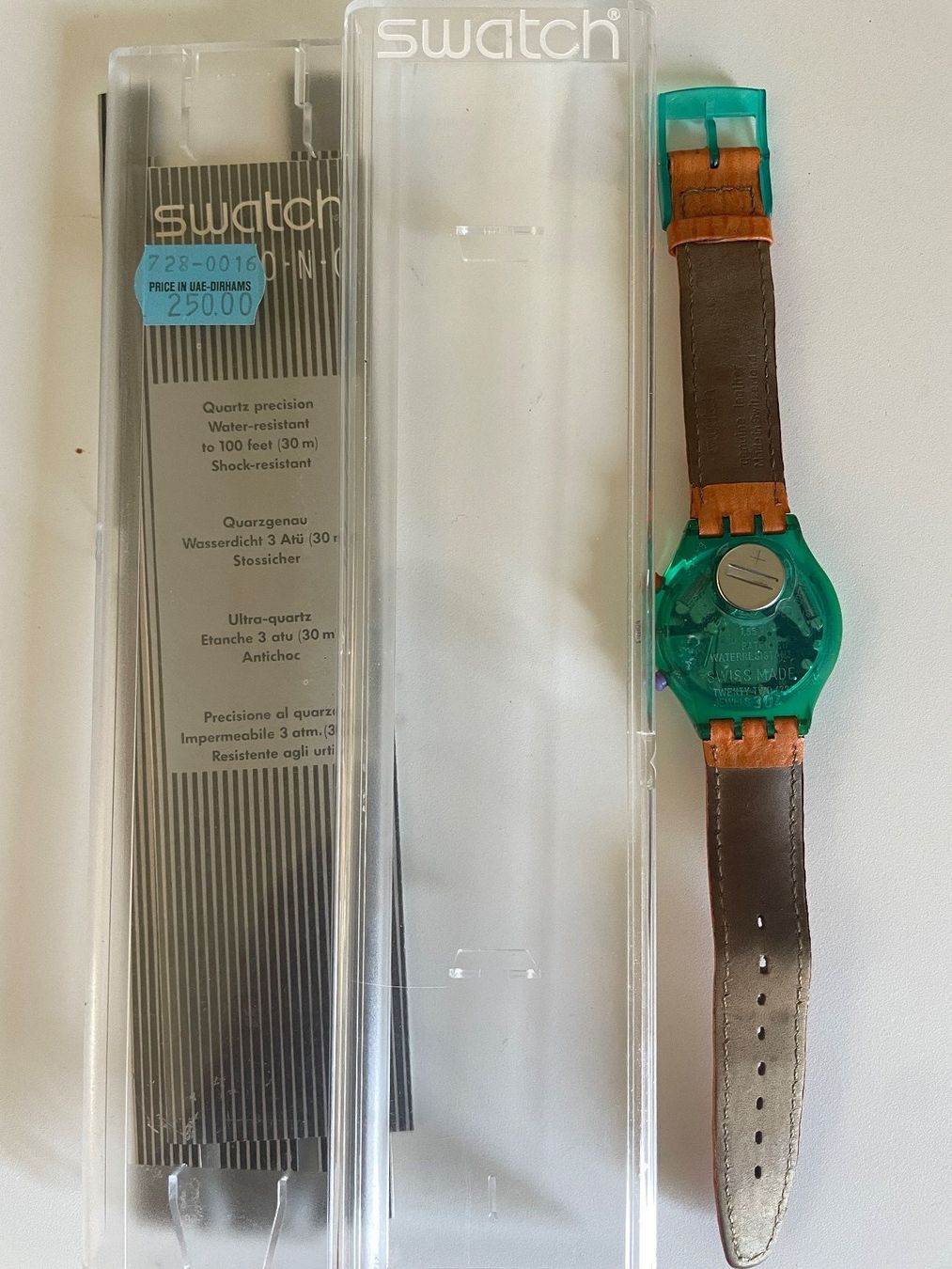 Swatch Orologi: Swatch Uhr Chrono 1993 - orange – Usato da Volketswil venduto da n_r_5gdf 2