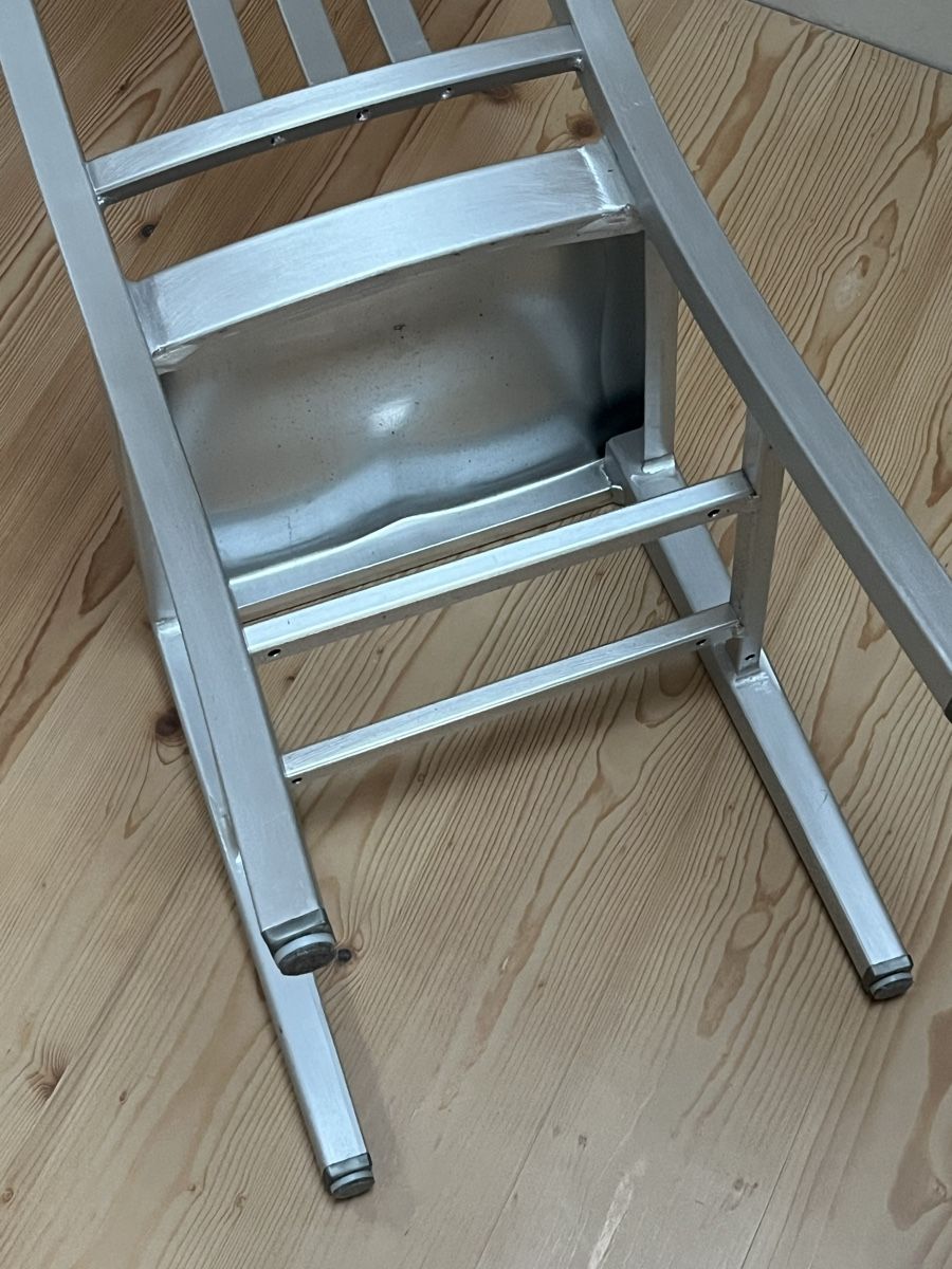 Sedie: Aluminium stuhl, Emeco style – Usato da La Chaux-de-Fonds venduto da mal_29gk 5