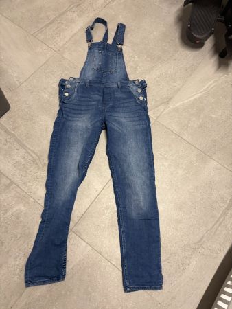Salopette en jean denim taille 152