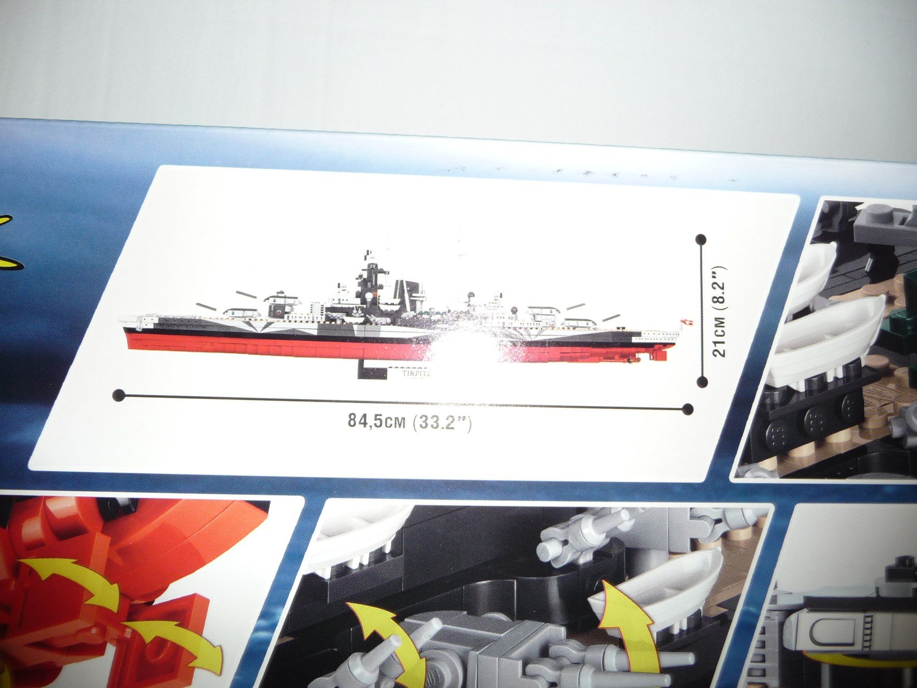 Cobi Kit di costruzioni: COBI Modellbauschiff TIRPITZ – Nuovo (secondo la descrizione) da Kirchberg BE venduto da lavendel02 8