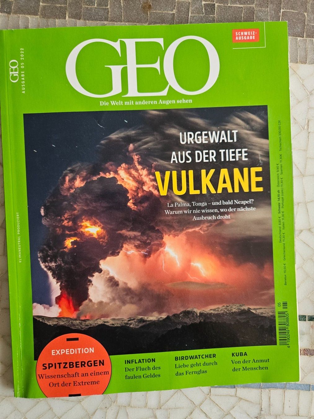 Riviste & Magazine: GEO, Urgewalt aus der Tiefe. Vulkanen – Usato da Zürich venduto da lorenzo167