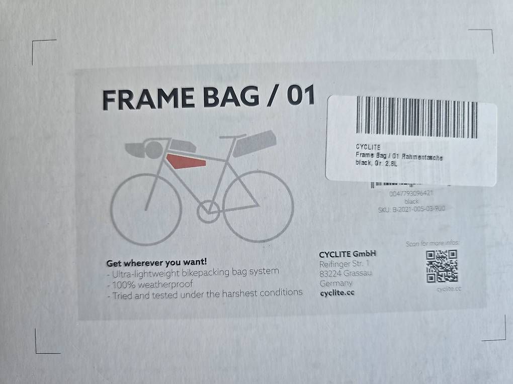 Borse: 2 mal Cyclite Frame Bag / 01  – Usato da Zürich venduto da H44 3