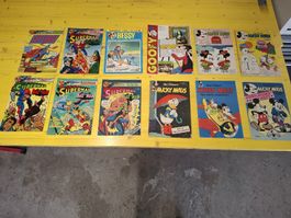 Comic Hefte Superman, Bessy, Goofy, Micky Maus Konvolut