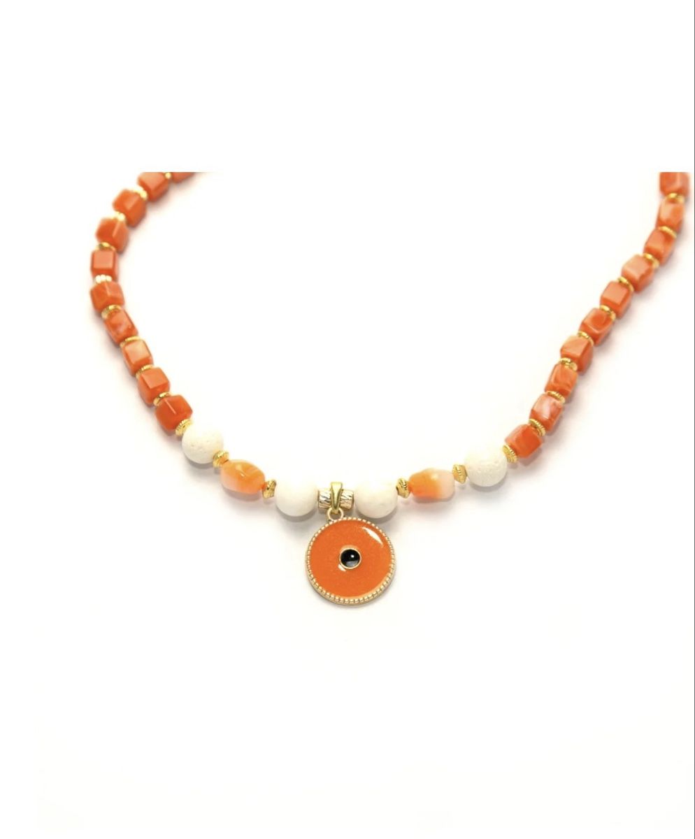 Catenine: Orange color Necklace – Nuovo e nell'imballaggio originale da Adliswil venduto da sed_tn96 2