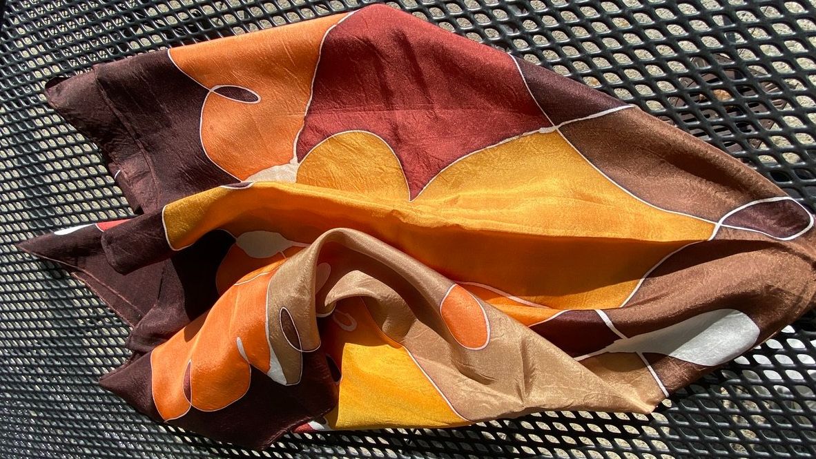 Foulard & Sciarpe: farbenfrohe Seidentücher, handgemacht, neu – Nuovo (secondo la descrizione) da Wettswil venduto da Susannecarla 5