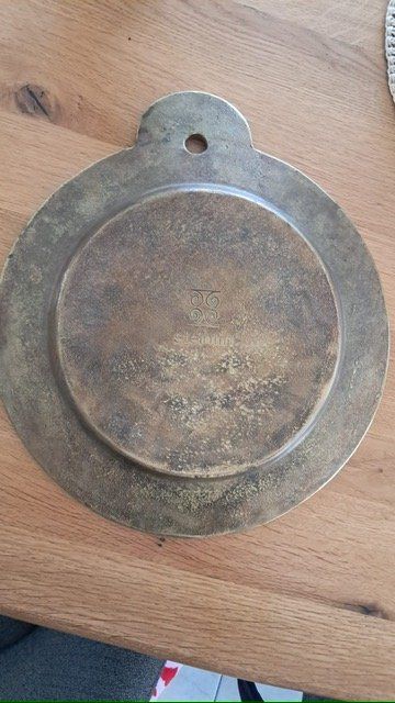 Piatti: 14 grosse originale Bronze Teller Steinlin – Usato da rorschach venduto da Babsi64 1