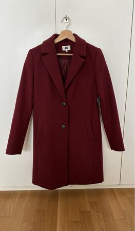 We Fashion Mantel bordeux