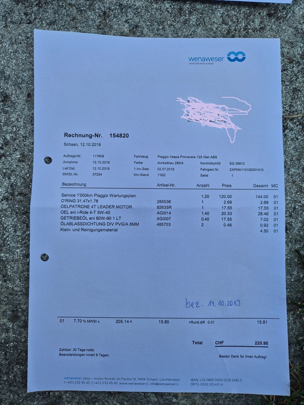 Piaggio Sonstige: Piaggio Vespa Primavera 125 iGet ABS – Gebraucht aus Walenstadt von aleval1 4