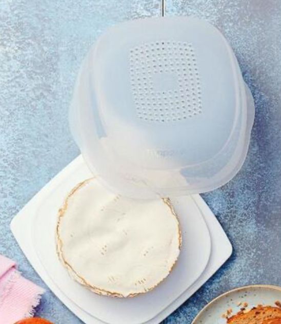 TUPPERWARE GRANDE CAVE A Fromages Jaune Carré Vintage EUR 25,00 - FR