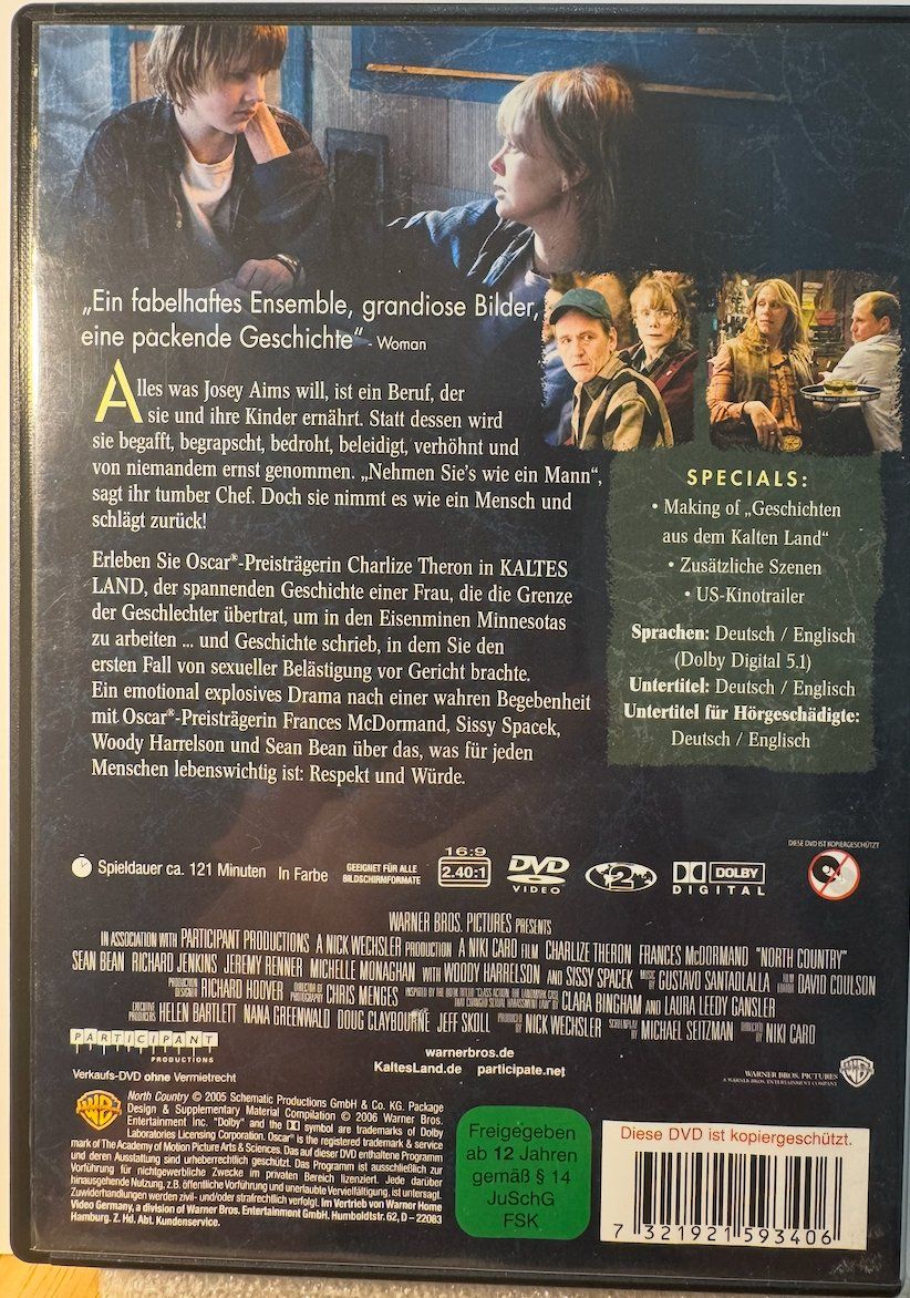 Tutti i DVDs: DVD KALTES LAND - NORTH COUNTRY – Usato da Wisen venduto da gigisna 2