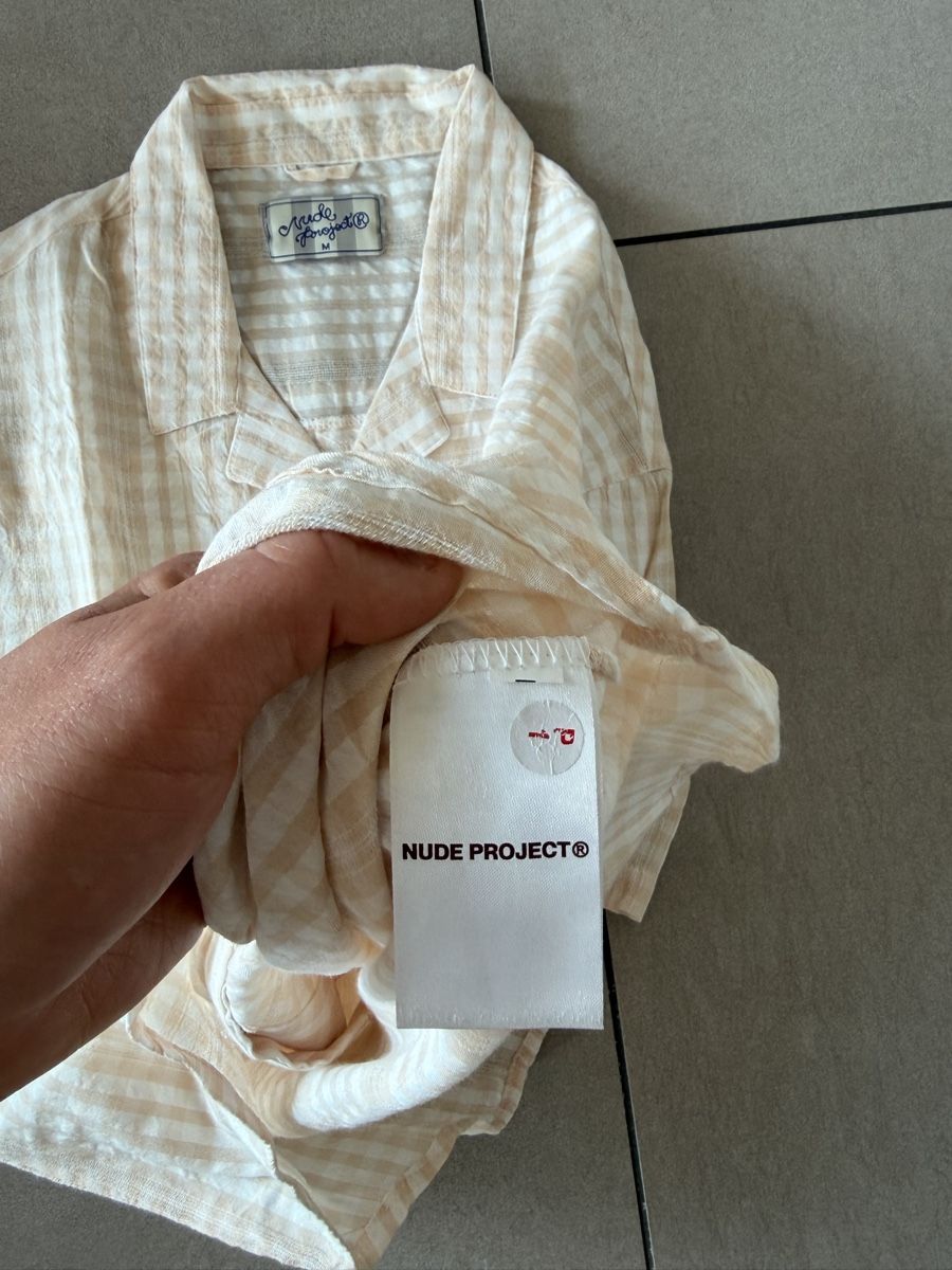 Blusen: Camicia Nude Project M beige nuova! – Neu (gemäss Beschreibung) aus Balerna von kil_gx6d 4