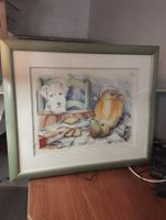 Tableau aquarelle signée Milton 68x57cm était parfait