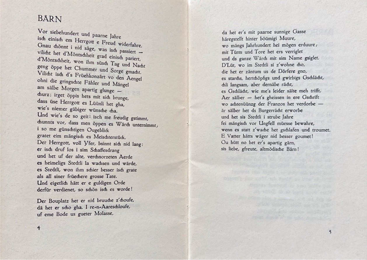 Bücher: Balzli Ernst, Bärn - Es Hämpfeli Värse – Gebraucht aus Sarnen von Livres 1