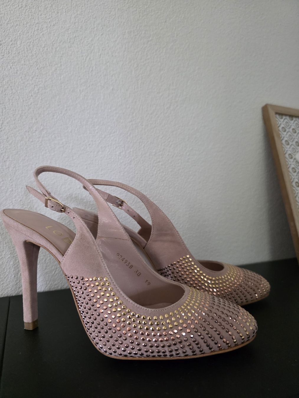 Scarpe da donna: LODI Slingpumps, Gr. 38, Rosé, mit Strass – Nuovo (secondo la descrizione) da Tuggen venduto da Emlui 1