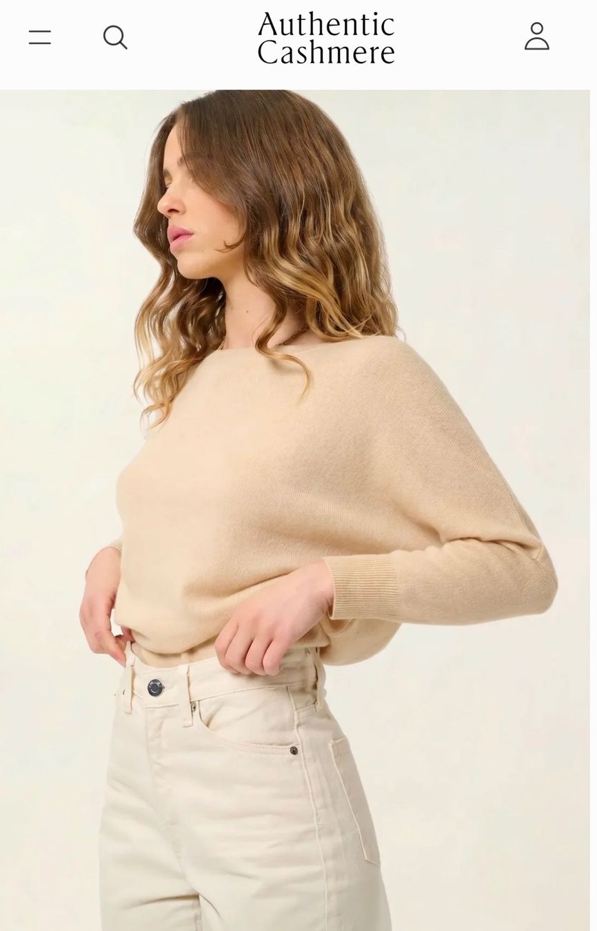 Pullover & Sweatshirts: 100% Kaschmir Pullover beige NEU – Gebraucht aus Luzern von maschmo