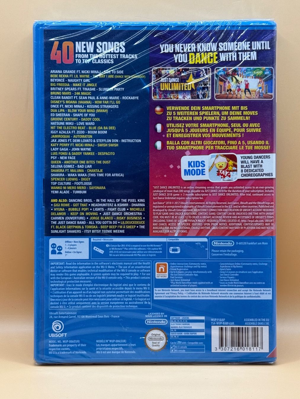 Giochi: Just Dance 2018 - NEW - SEALED - Nintendo Wii U – Nuovo e nell'imballaggio originale da Dietikon venduto da gab_qz7y 1