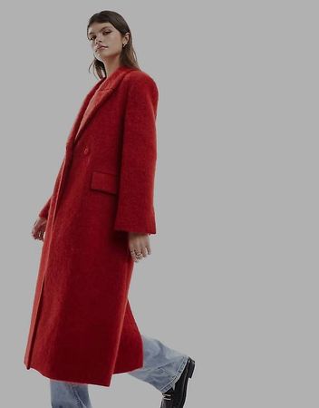MANGO Mantel rot Gr. M