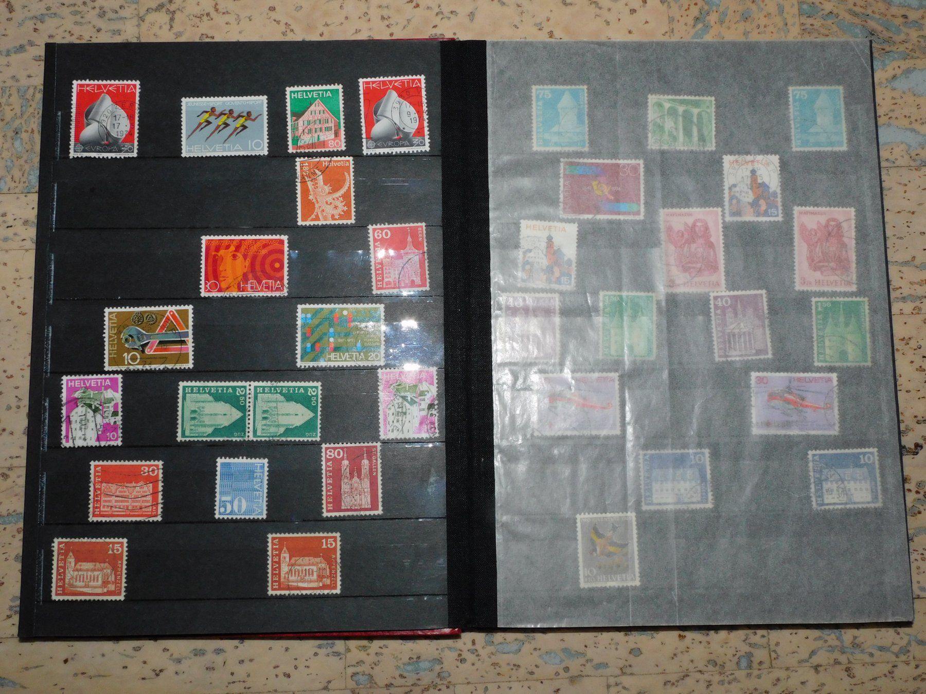 Alle Briefmarken: Briefmarken Sammlung in Alben und Ordner – Gebraucht aus St. Niklaus VS von sportler60 1