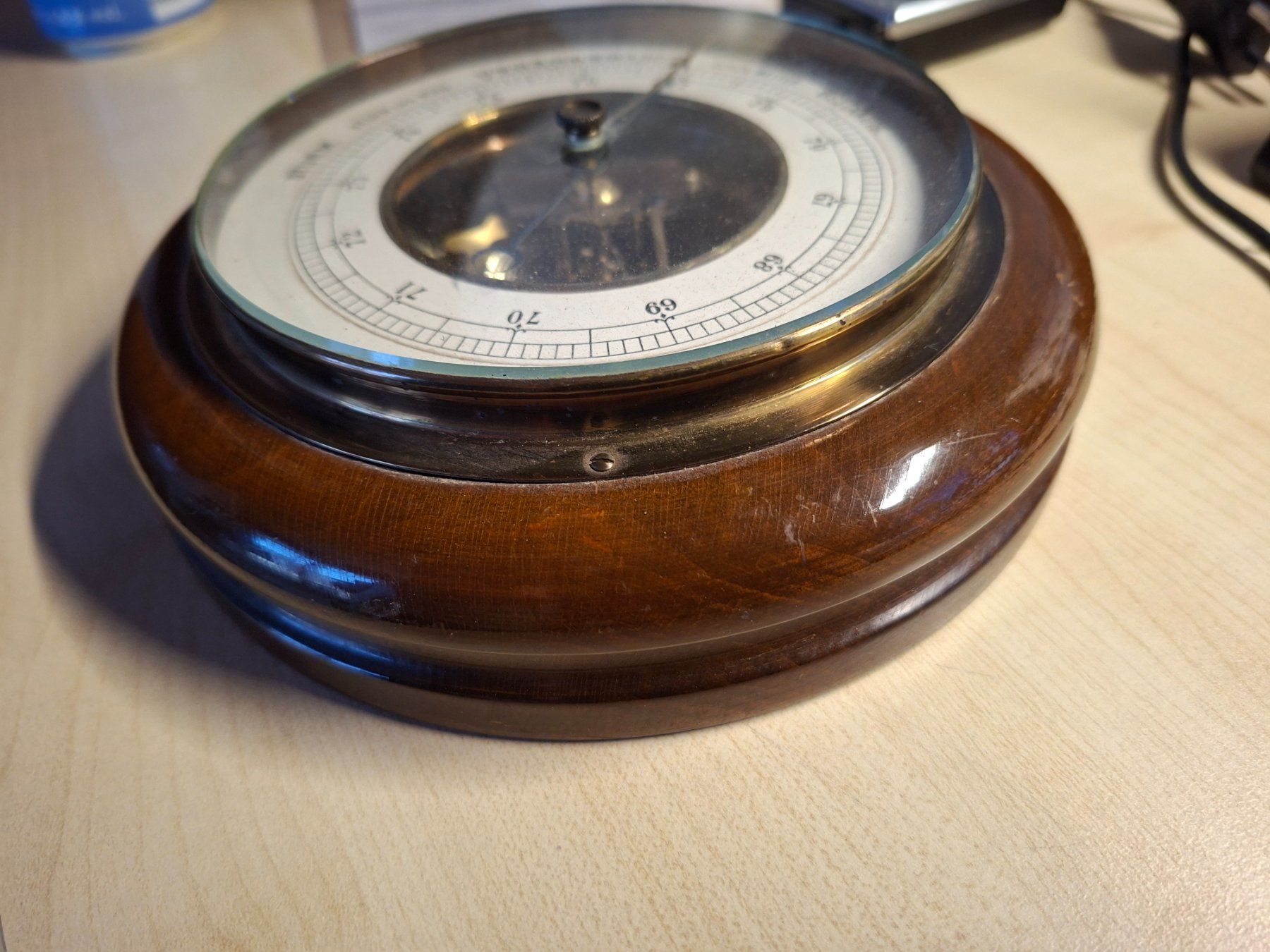 Sonstige antike Technik & Geräte: Barometer Holz Messing gebraucht – Gebraucht aus Niederwil AG von Stein1 3