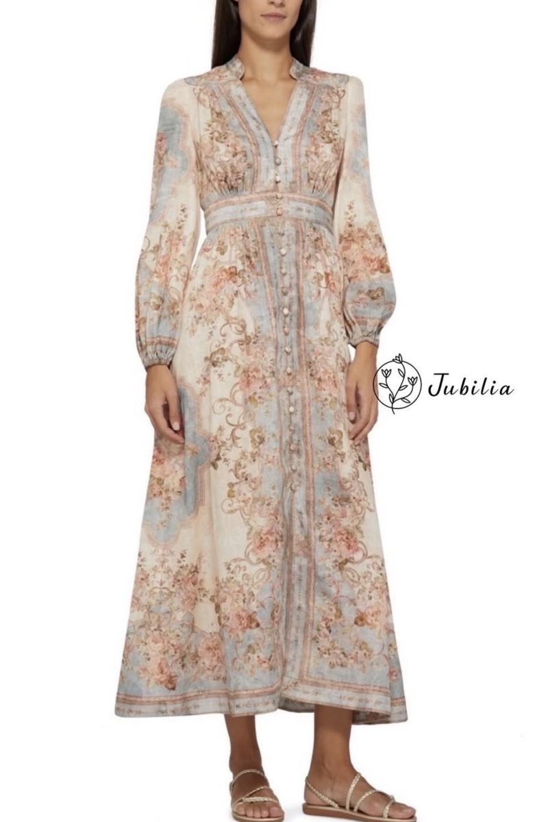 Vestiti: Linen Blend Midi Dress – Nuovo (secondo la descrizione) da St.Josefen venduto da lop_lh8d 2