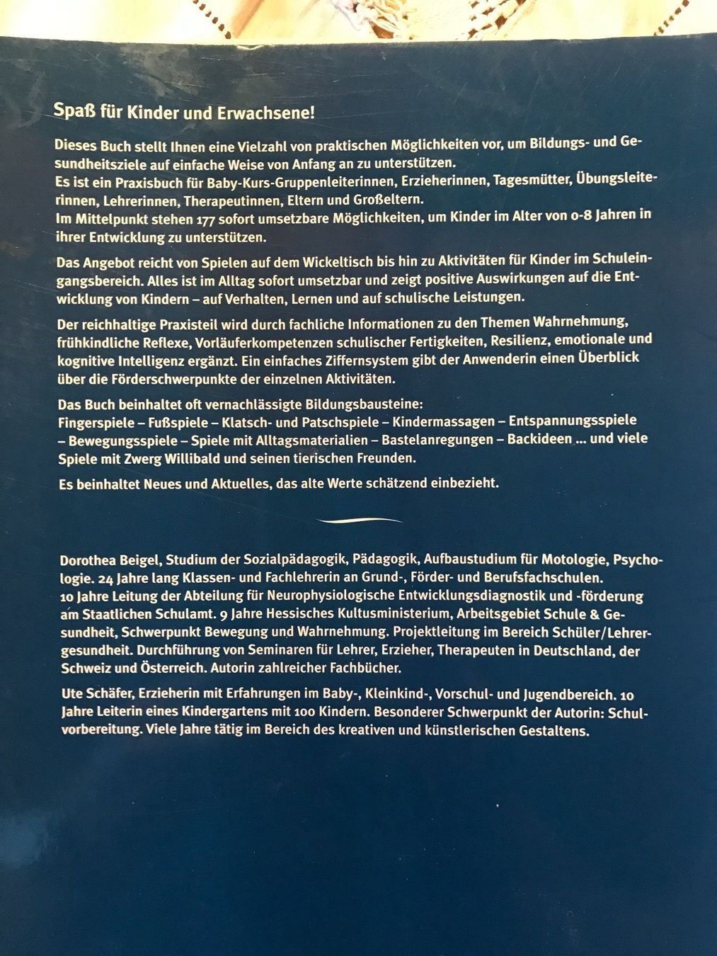 Libri: Dorothea Beigel: Bildung beginnt auf dem Wickeltisch – Usato da Schliern b. Köniz venduto da Corinu59 1