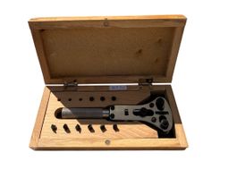 Ouvre-boîtier d’horloger professionnel avec coffret 