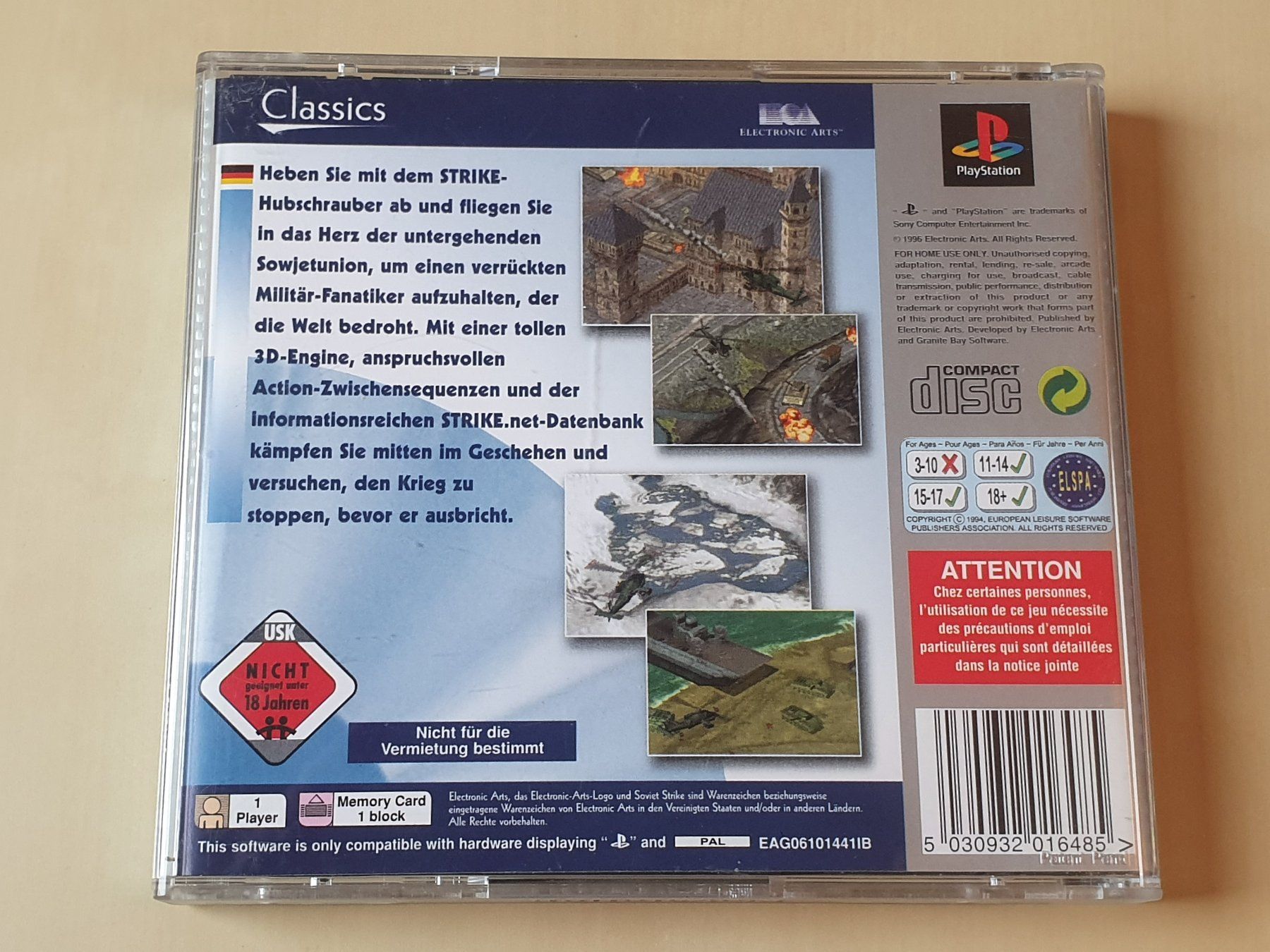 Sony Giochi: Soviet Strike – Usato da Stansstad venduto da collectorsshop 1