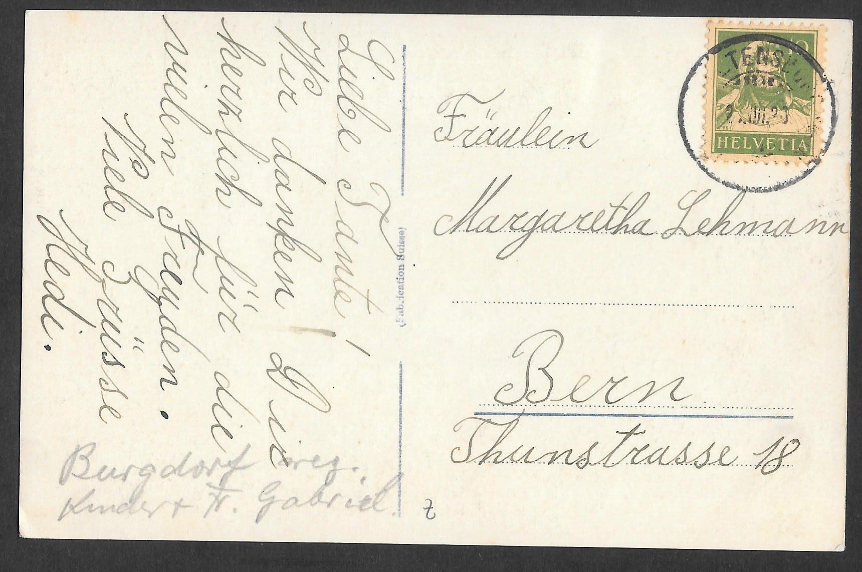 Cartoline postali: Waltensburg Teilansicht – Usato da Olten venduto da clotaldi 1