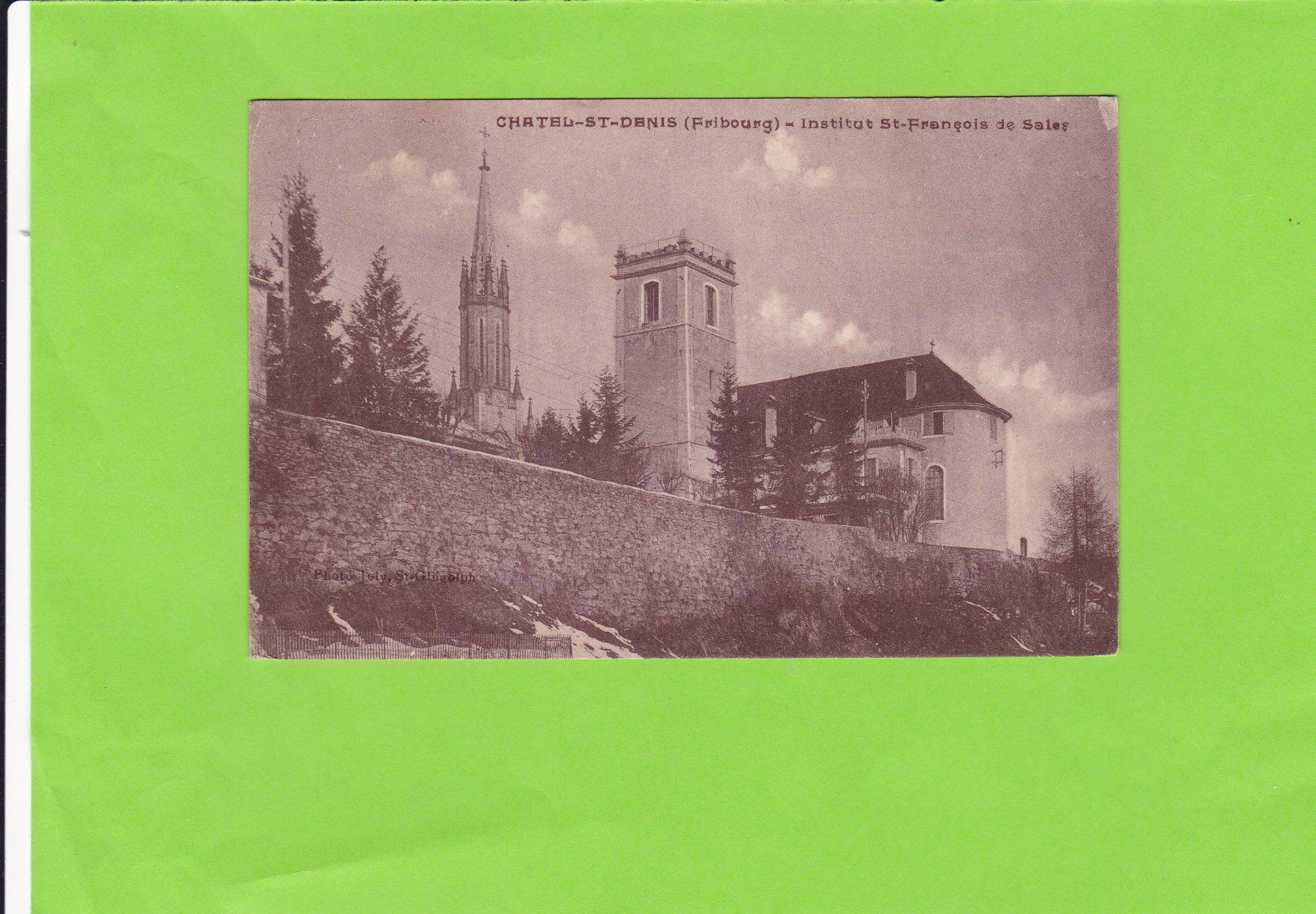 Cartoline postali: CHATEAU ST. DENIS – Usato da St. Peterzell venduto da neckertal