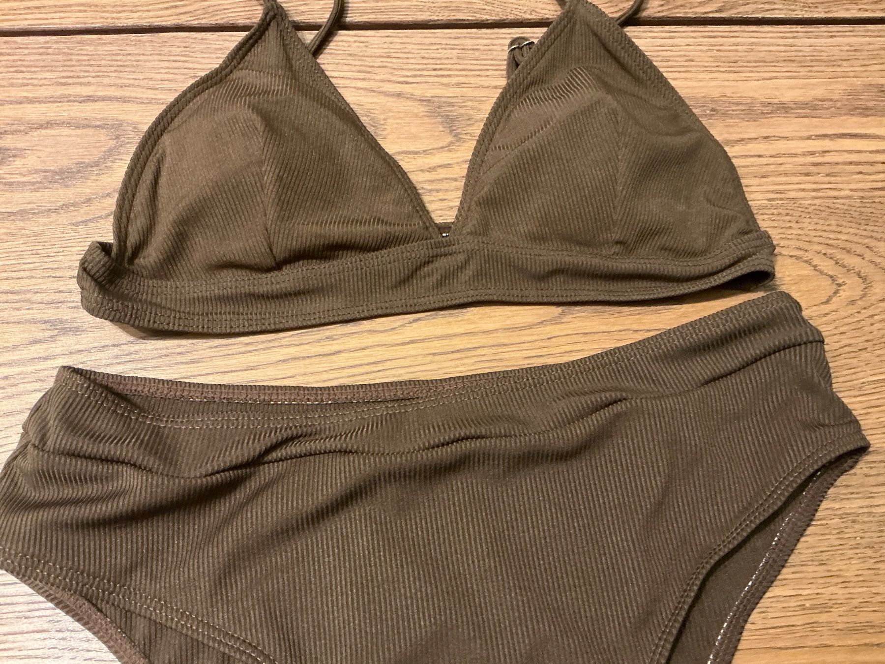 Costumi da bagno & Bikini: Schicker Damen Bikini Set Braun Gr. S Neu – Nuovo (secondo la descrizione) da Würenlos venduto da Chicca2004 1