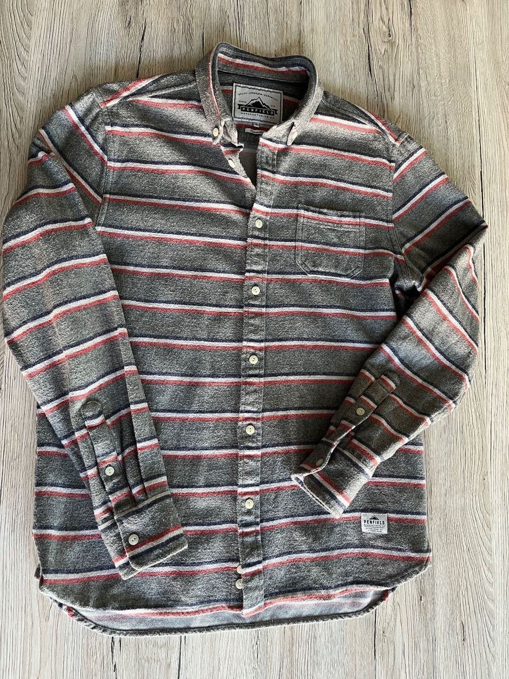 Camicie: PENFIELD Hemd Gestreift Baumwolle, Flannel Gr. S Regular Fit – Usato da Baar venduto da Charbin